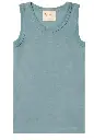 Children's shirt seleeveless, fin rib Wool/Silk, Engel