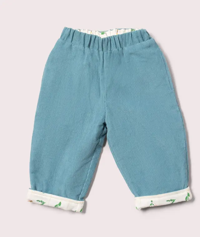 Pantalon réversible bébé motif botanique, LGR