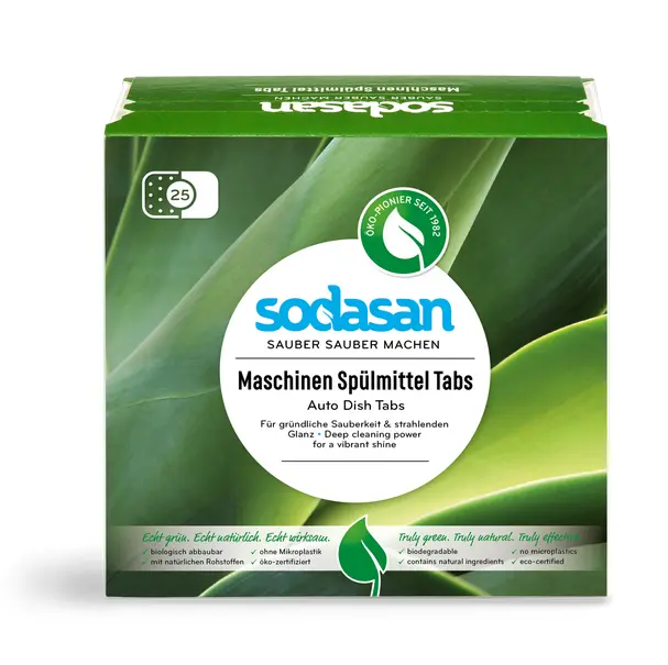 Dishwasher detergent tablets, Sodasan