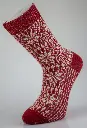 Chaussettes norvégiennes motifs étoiles 100% laine, Hirsch Natur