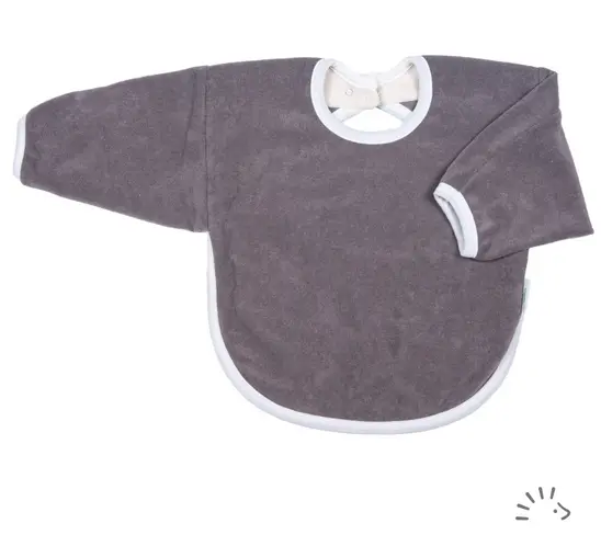 Bib with arm gray, Popolini (LNHK)