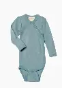 Wickel-Body Langarm Wolle & Seide, Engel