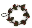 Wreath Holly w/Hanger, Gry & Sif