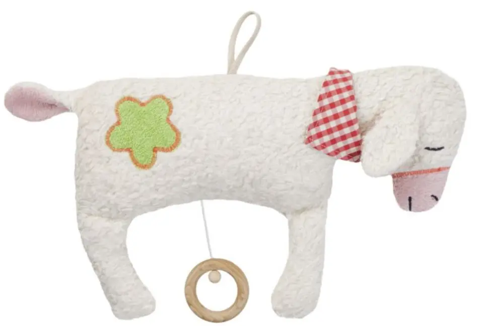 Music box sheep, flower application, Efie