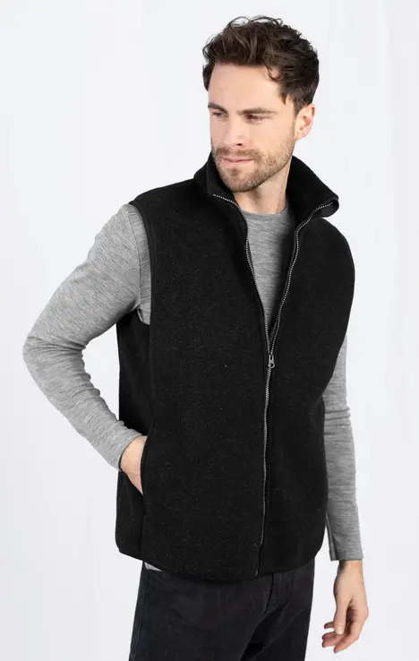 Wollfleece Herren-Weste, Engel