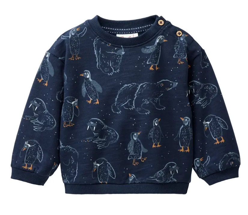 Baby sweat sweater "Arctic animals", PWO