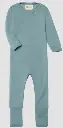 Baby pajamas wool/silk "mountain blue", Engel