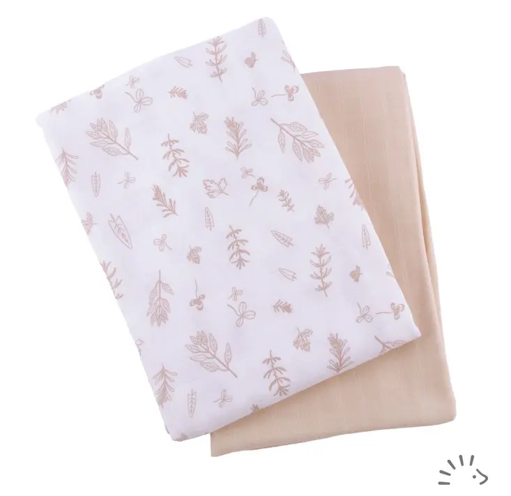 Large muslin diapers 3-pack , Popolini