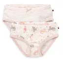 Lot de 2 slips, rose/chat, PWO