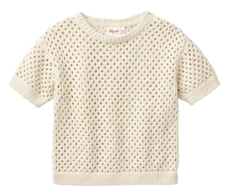 Knitted short-sleeved sweater, PWO