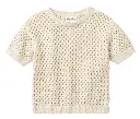 Knitted short-sleeved sweater, PWO