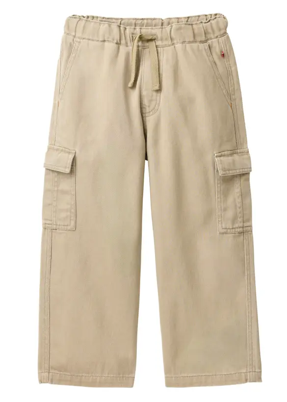 Pantalon cargo en sergé "Beige", PWO
