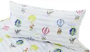 Satin-Kinder Kissenbezug 40x60 Ballone, Cotonea