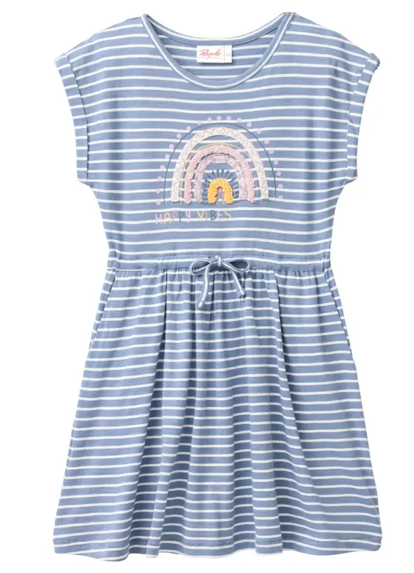 Kurzarm-Kleid "Regenbogen", PWO