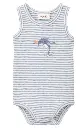 Sleeveless bodysuit "blue/whale", PWO