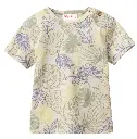Baby short-sleeved shirt "Leaves", PWO