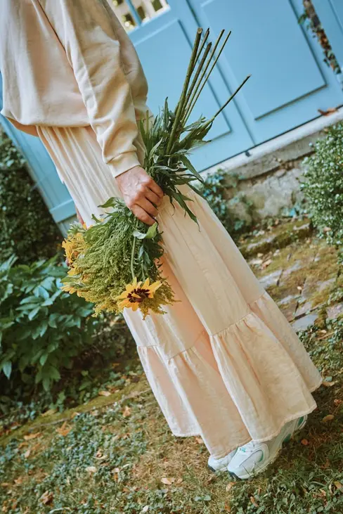 Skirt "TONKA", Poudre Organic