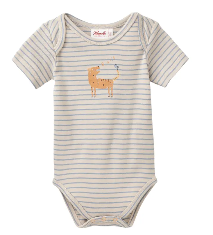 Baby Short Sleeve Bodysuit, PWO
