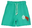 Bermuda avec poches "Lucky Star Green", LötieKids