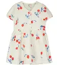 Bloused Woven dress "Cherries", Lötiekids