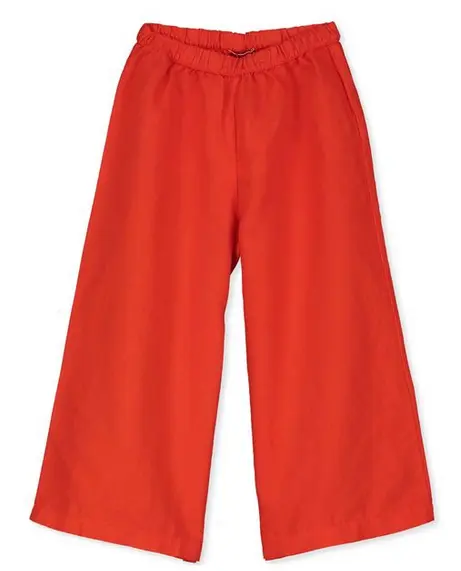 Weit geschnittene Webhose "Flowers Embroidery", LötieKids