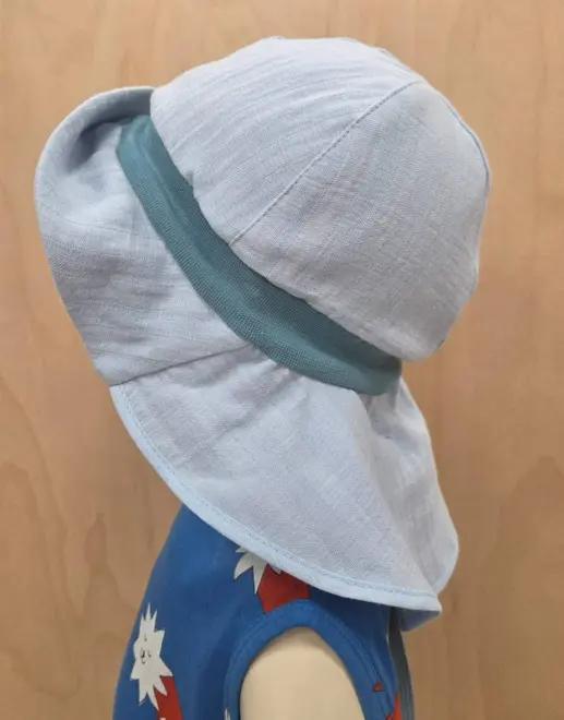 Sun hat fire brigade with rope muslin,  PICKAPOOH