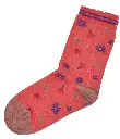 Cotton baby socks with flowers, Grödo 