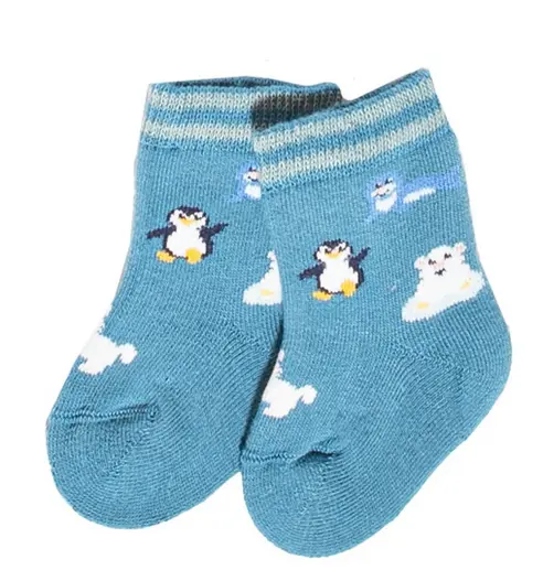 Chaussettes bébé éponge animaux arctiques, Grödo