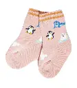 Terrycloth baby socks with Arctic animals, Grödo