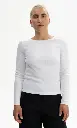 Damen Langarmshirt gerippt "MEHAR", Mela
