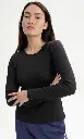 Women's long-sleeved ribbed shirt "MEHAR", Mela