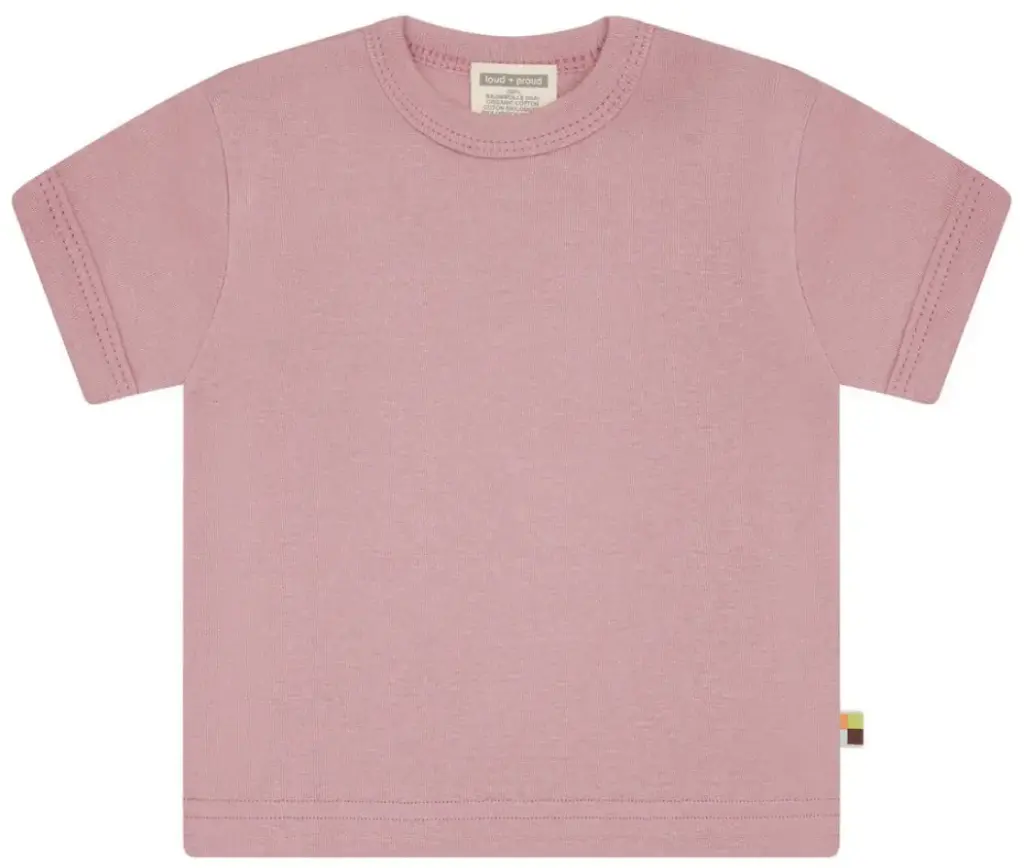 Baby Short-sleeved t-shirt Uni "Aster", Loud + Proud