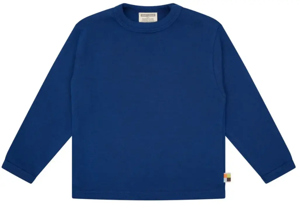 T-shirt manches longues uni "Ultramarine", Loud + Proud