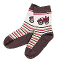 Chaussettes bébé "Tracteur" en coton, Grödo