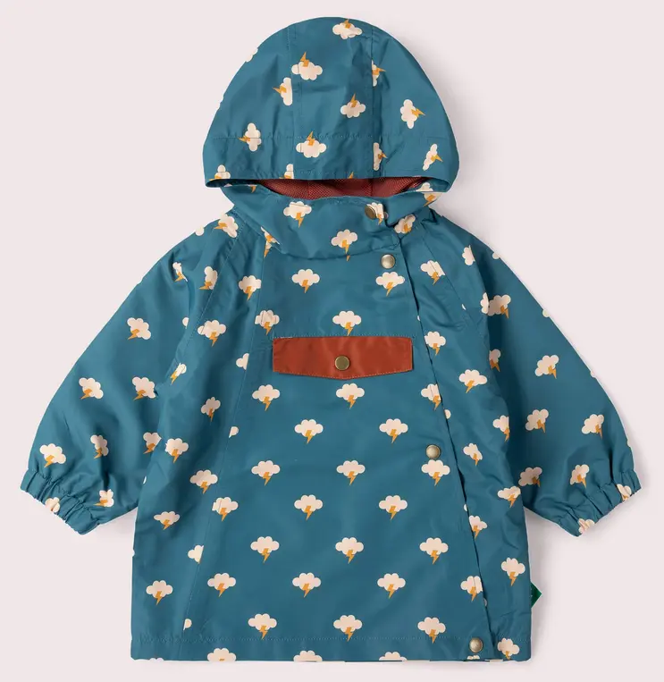 Baby All Weather Recycled Waterproof Packaway Anorak, LGR