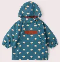Baby All Weather Recycled Waterproof Packaway Anorak, LGR