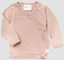 Baby Wickelshirt, Druckknöpfe Wolle & Seide Interlock, Engel