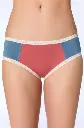 Damenslip Hipster mit Spitze Denimblau, Albero-Natur 