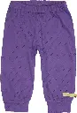 Baby Trousers with perforated pattern "Violet", Loud+Proud
