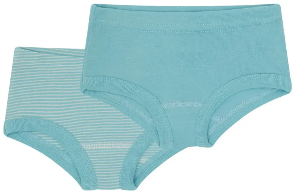 Lot de deux culottes côtelées fines, Loud+Proud