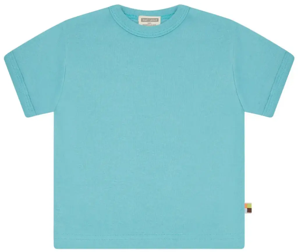 Short-sleeved t-shirt Uni "Cyan", Loud + Proud