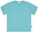 Kurzarm T-Shirt Uni "Cyan", Loud + Proud
