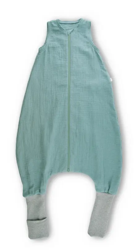 Muslin summer sleeping bag with feet 0.5 TOG, Popolini