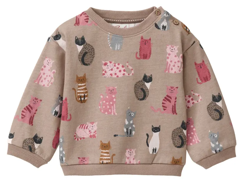 Baby Sweat-Pullover "Katzen", PWO