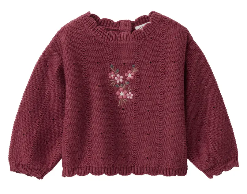 Baby Sweat-Pullover "Blumen", PWO