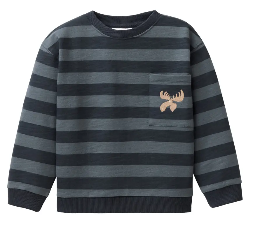 Sweat-Pullover gestreift, PWO