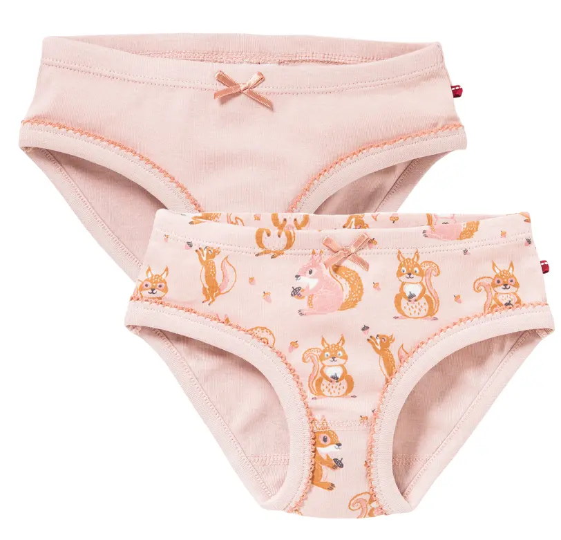 Lot de 2 Slip enfant "Écureuil", PWO