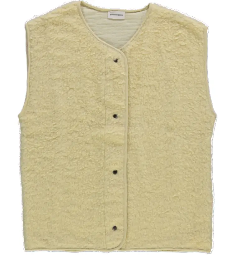 Weste "Sheep" ohne Arm, Poudre Organic