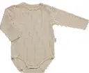 Baby Body "Aloes" langarm, Poudre Organic