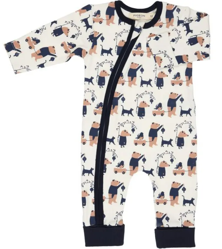 Pyjama mit Zip, Pigeon